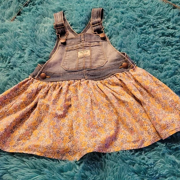 strapless open back dress Orange Sunshine Overalls  Twisted Horn